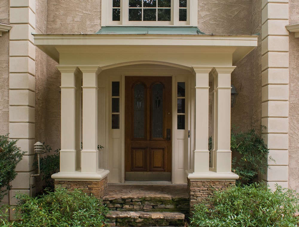 front porches and porticos