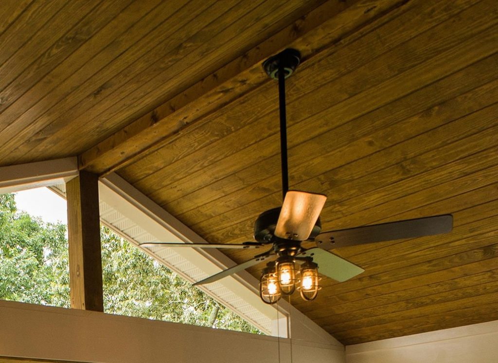 our expert team has extensive experience building ceilings for porches