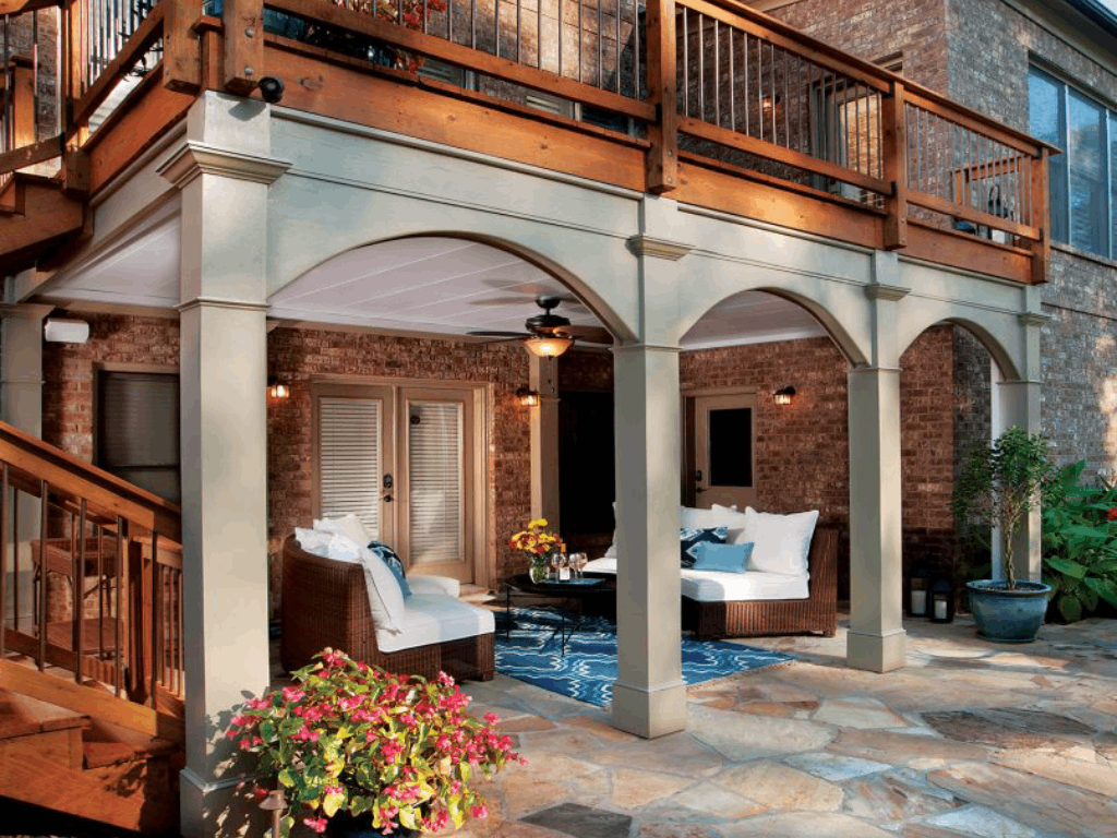 beautiful under deck porches