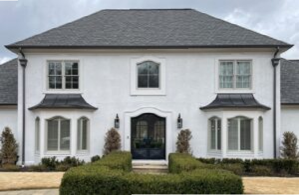 BEFORE installation of hip roof portico