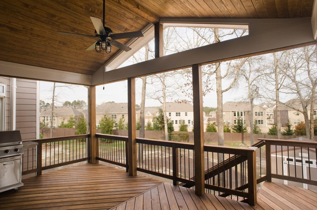 open porches allow you to enjoy nature with a cover