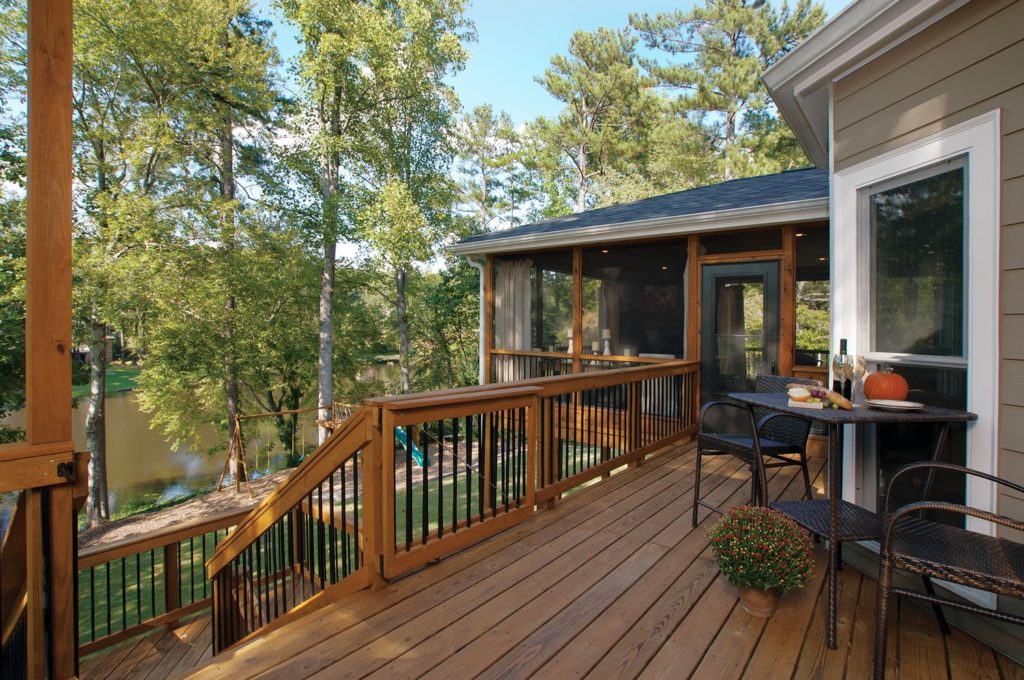 BBQ Shed, Deck, and Screened Porch Marietta, GA AFTER