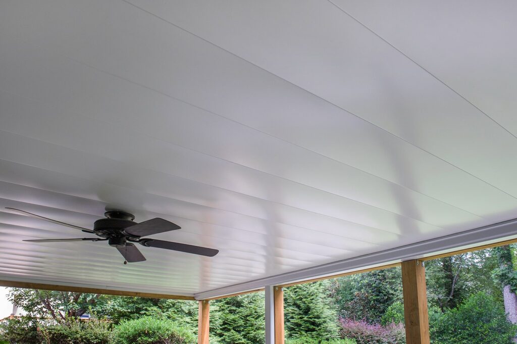 Under Deck ceiling with gutters_Atlanta Decking_sm