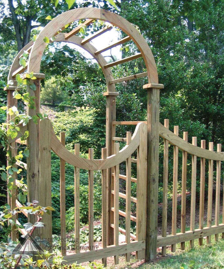 round gate arbor