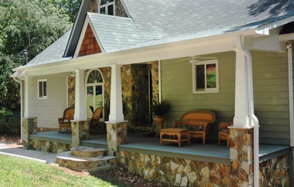 Interior Porch Details for Georgia Homes North of Atlanta - Atlanta ...