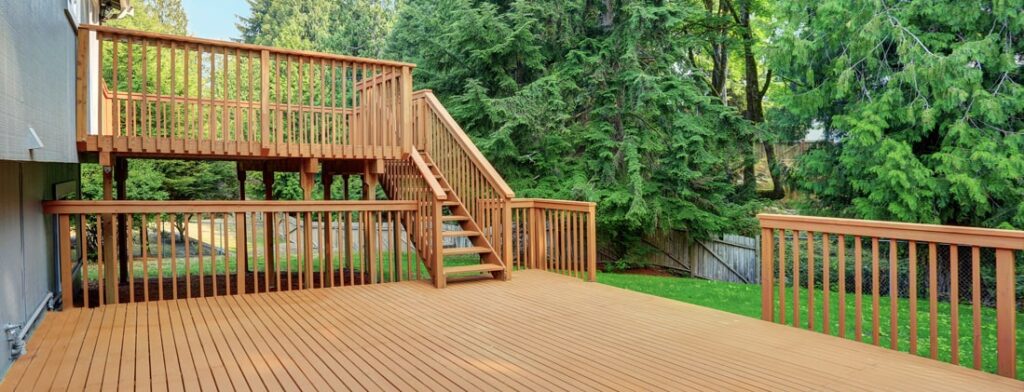 Go Big with a Majestic Double-Decker Porch or Deck footer