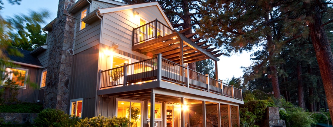 Go Big with a Majestic Double-Decker Porch or Deck Header