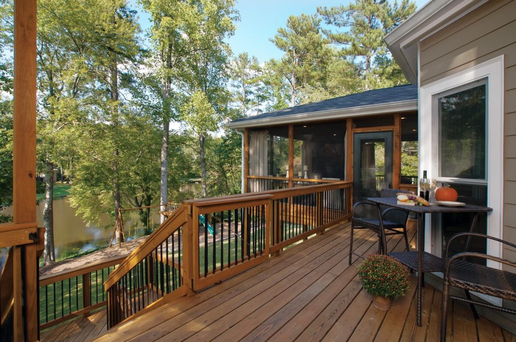 Marietta GA decking contractors bbq-shed-deck-screened-porch