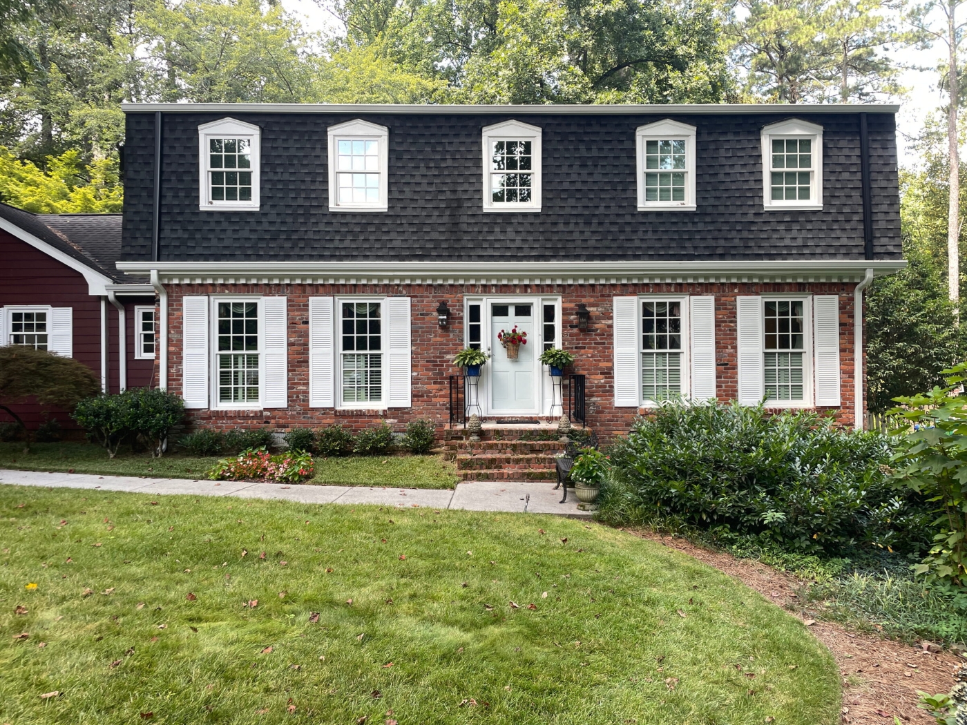 Dunwoody-Gable-Portico-with-Mansard-Roof-Before-scaled